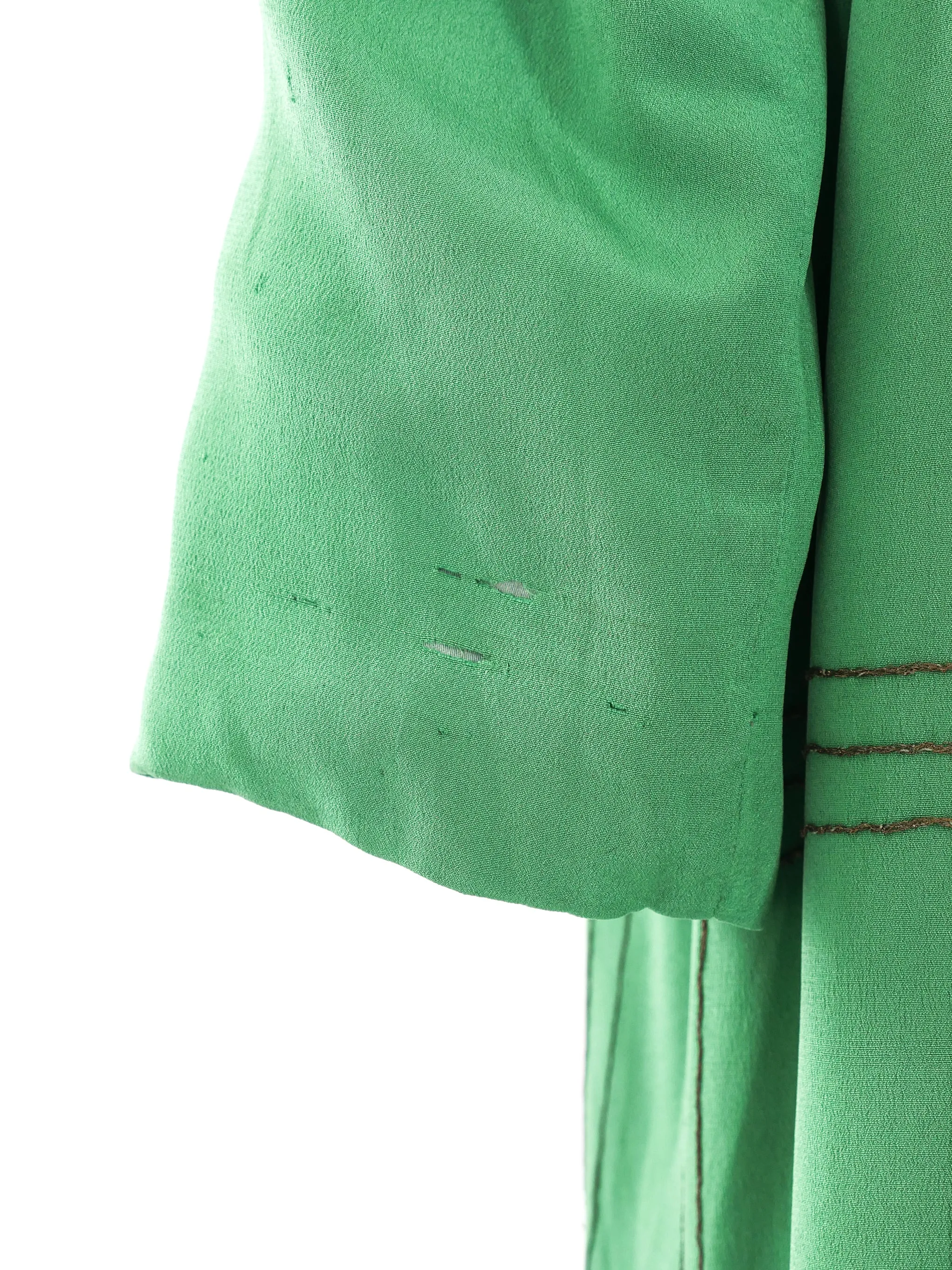 1920's Printed Lame Reversible Robe