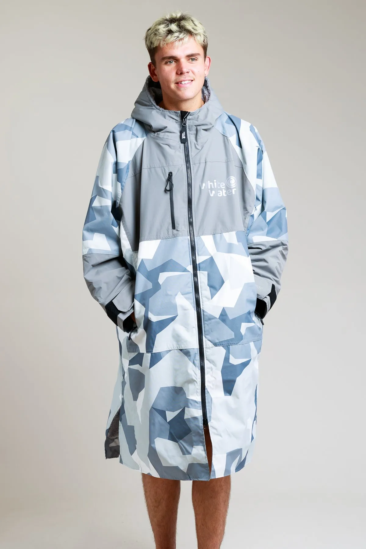 Adults Hard Shell Robe - Arctic Camo
