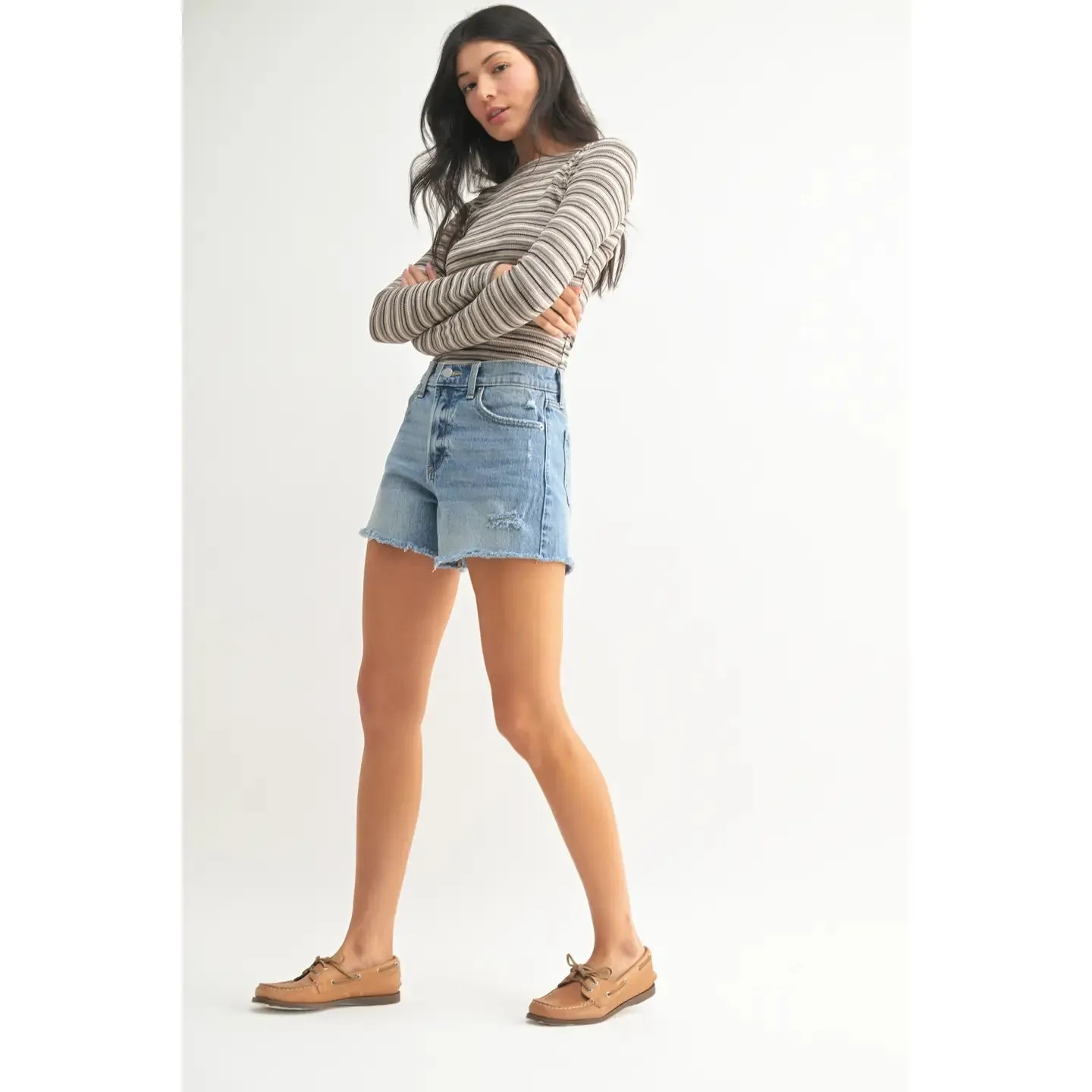 AMANDA DENIM SHORTS