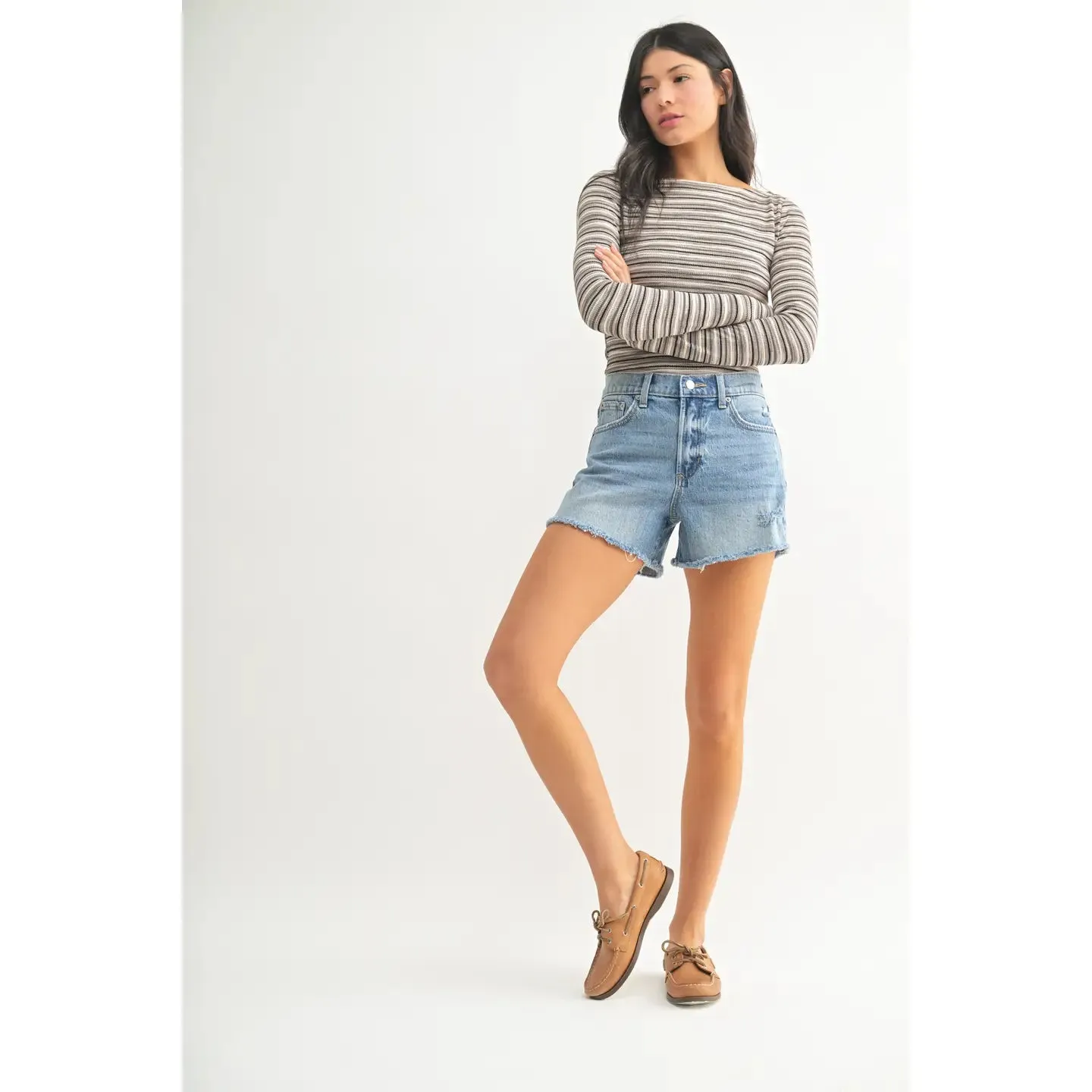 AMANDA DENIM SHORTS