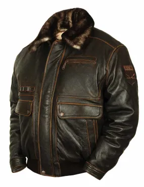 Arizona Route 66 Vintage Leather Jacket Art. 401