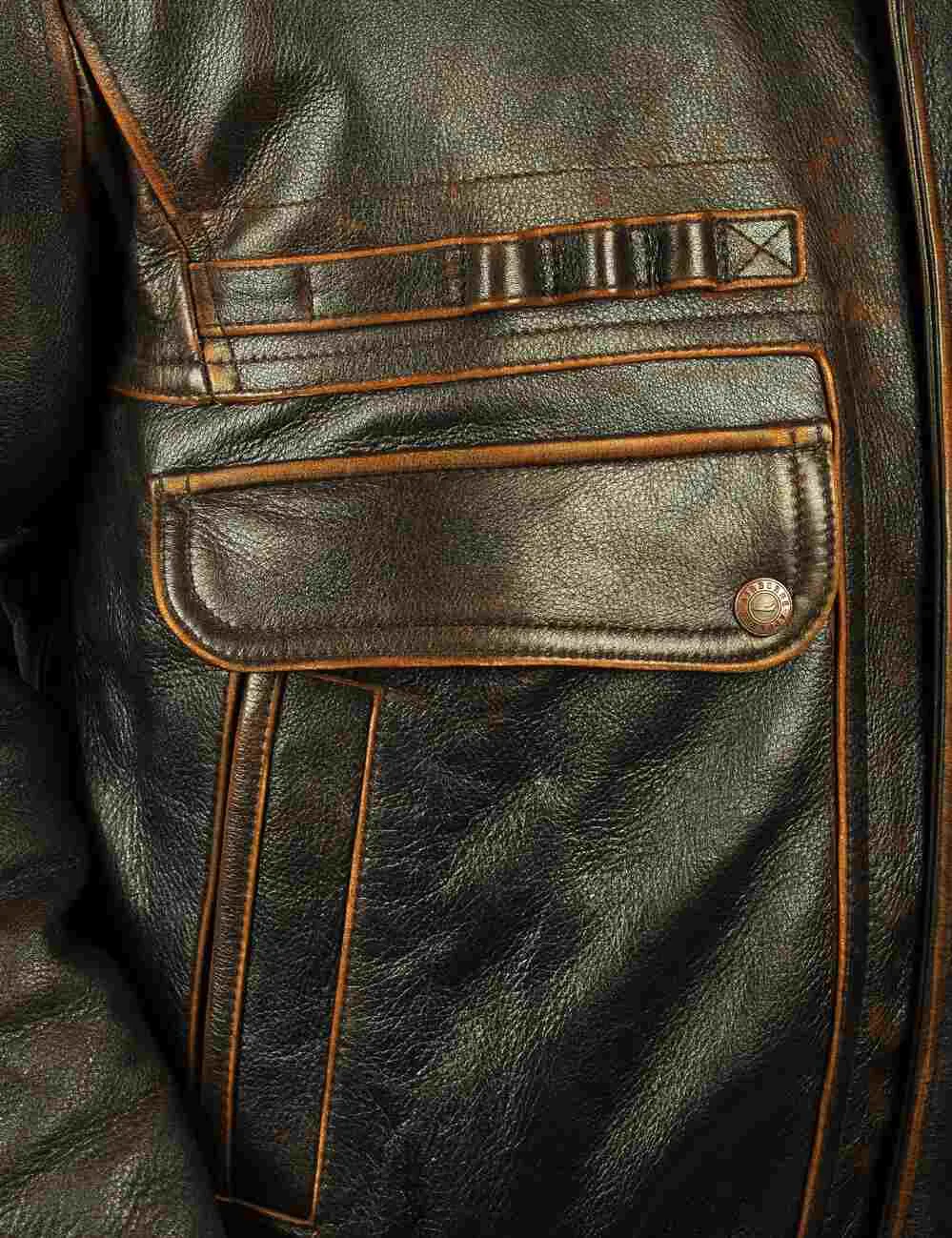 Arizona Route 66 Vintage Leather Jacket Art. 401
