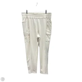 Athletic Pants By Avalanche In Cream, Size: L