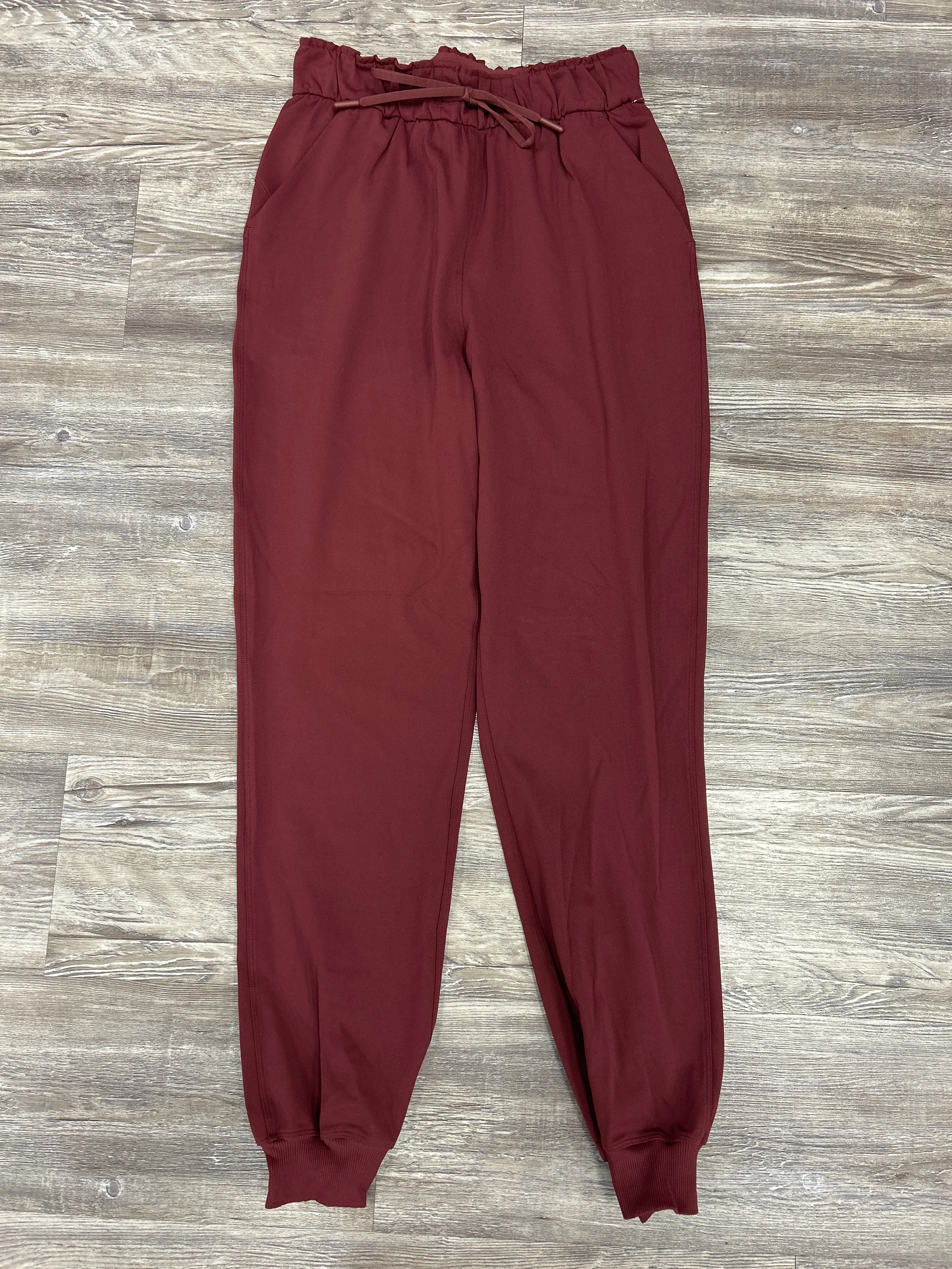 Athletic Pants By Lululemon In Red, Size: 4