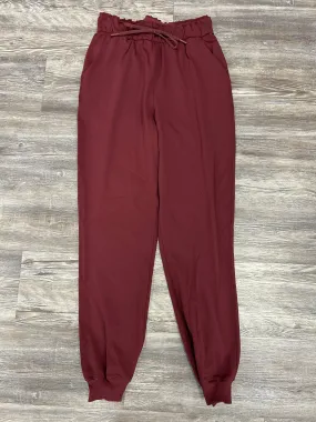 Athletic Pants By Lululemon In Red, Size: 4