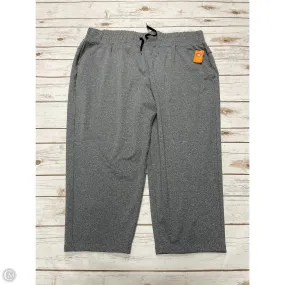 Athletic Pants By Tek Gear In Grey, Size: 1x