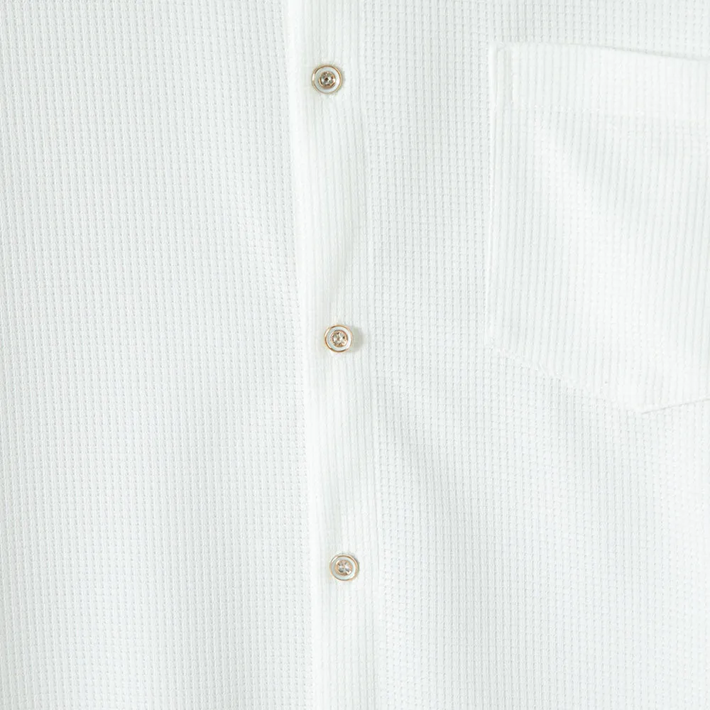 Aule Waffle Button Down Shirt Set