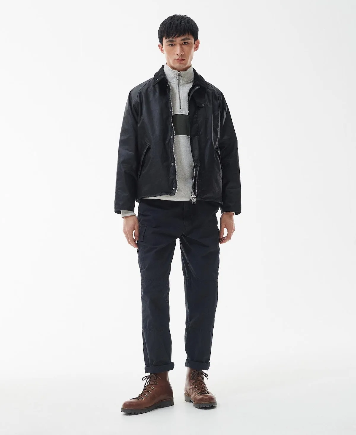 BARBOUR OS TRANSPORT JACKET - BLACK