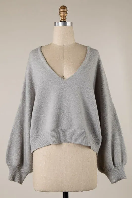Be the Reason Reversible Crop Sweater 7 COLORS!