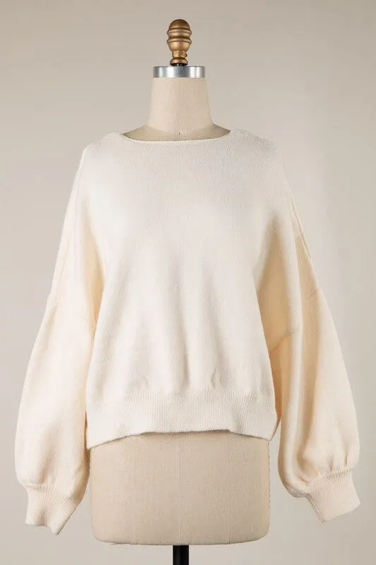 Be the Reason Reversible Crop Sweater 7 COLORS!
