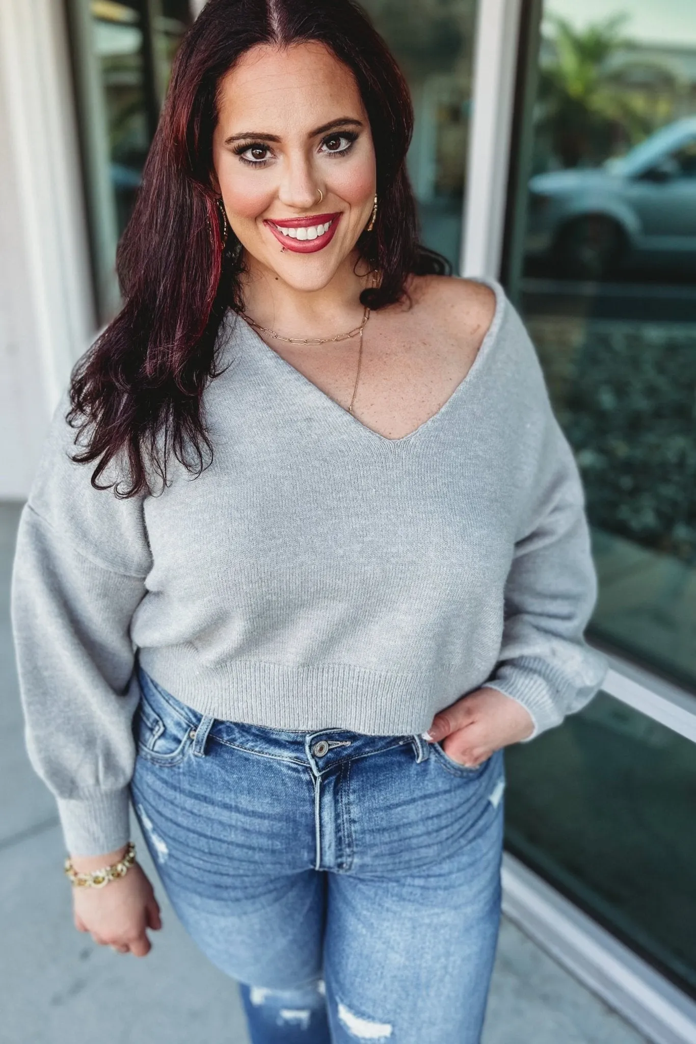 Be the Reason Reversible Crop Sweater 7 COLORS!
