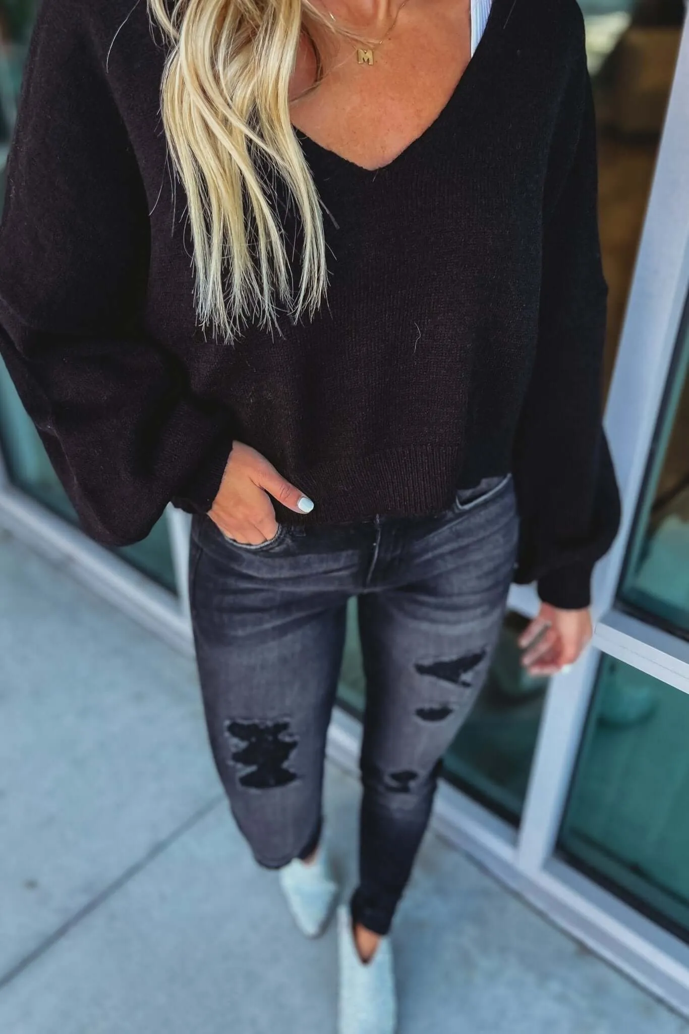 Be the Reason Reversible Crop Sweater 7 COLORS!