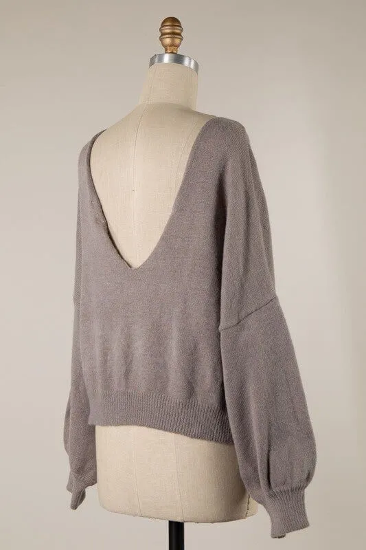 Be the Reason Reversible Crop Sweater 7 COLORS!