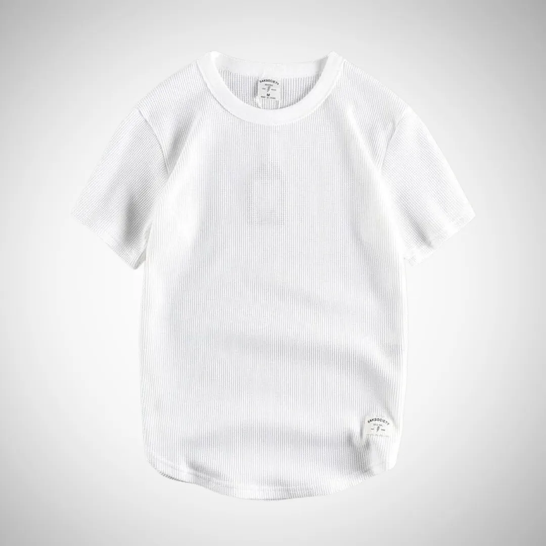 Benito Cotton Waffle Shirt