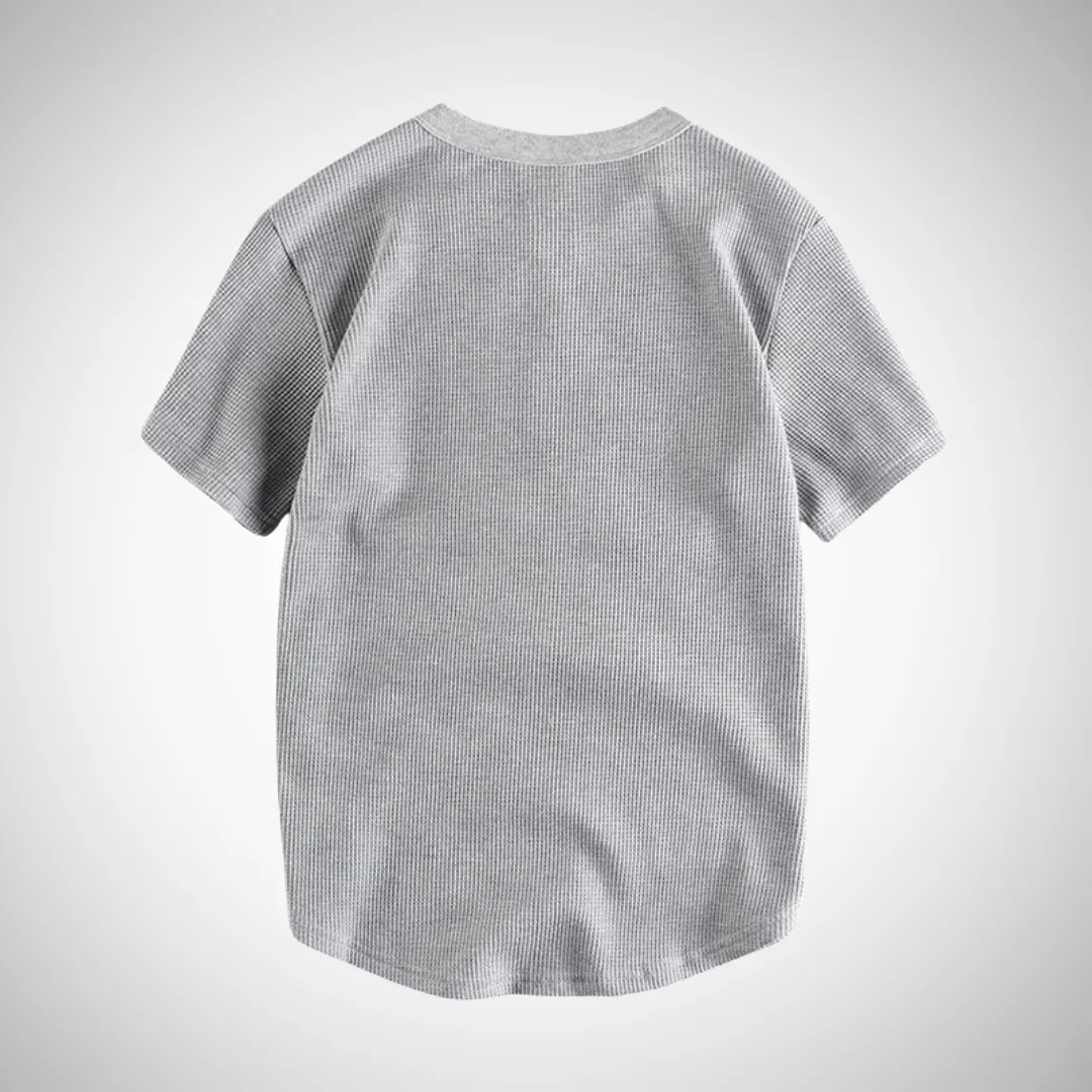 Benito Cotton Waffle Shirt
