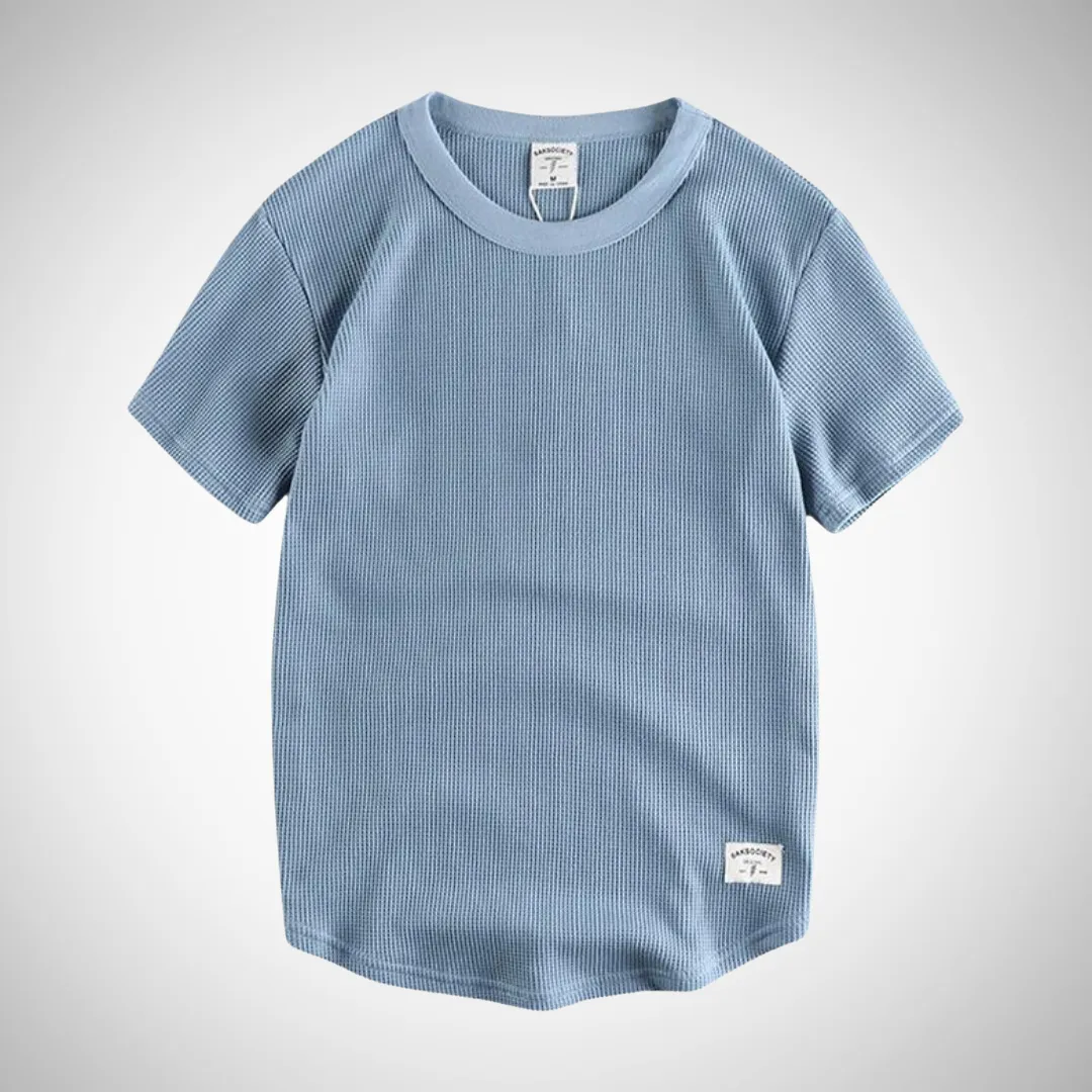 Benito Cotton Waffle Shirt