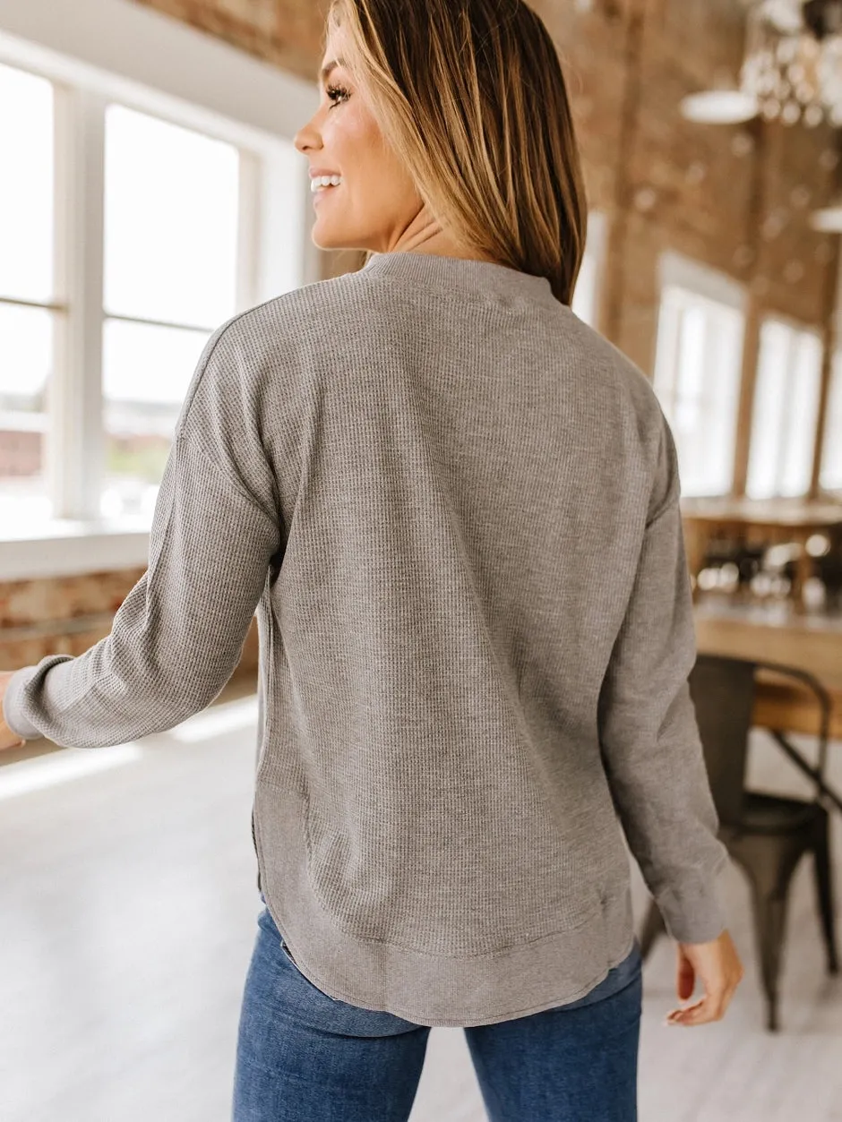 Berlin Waffle Knit Top