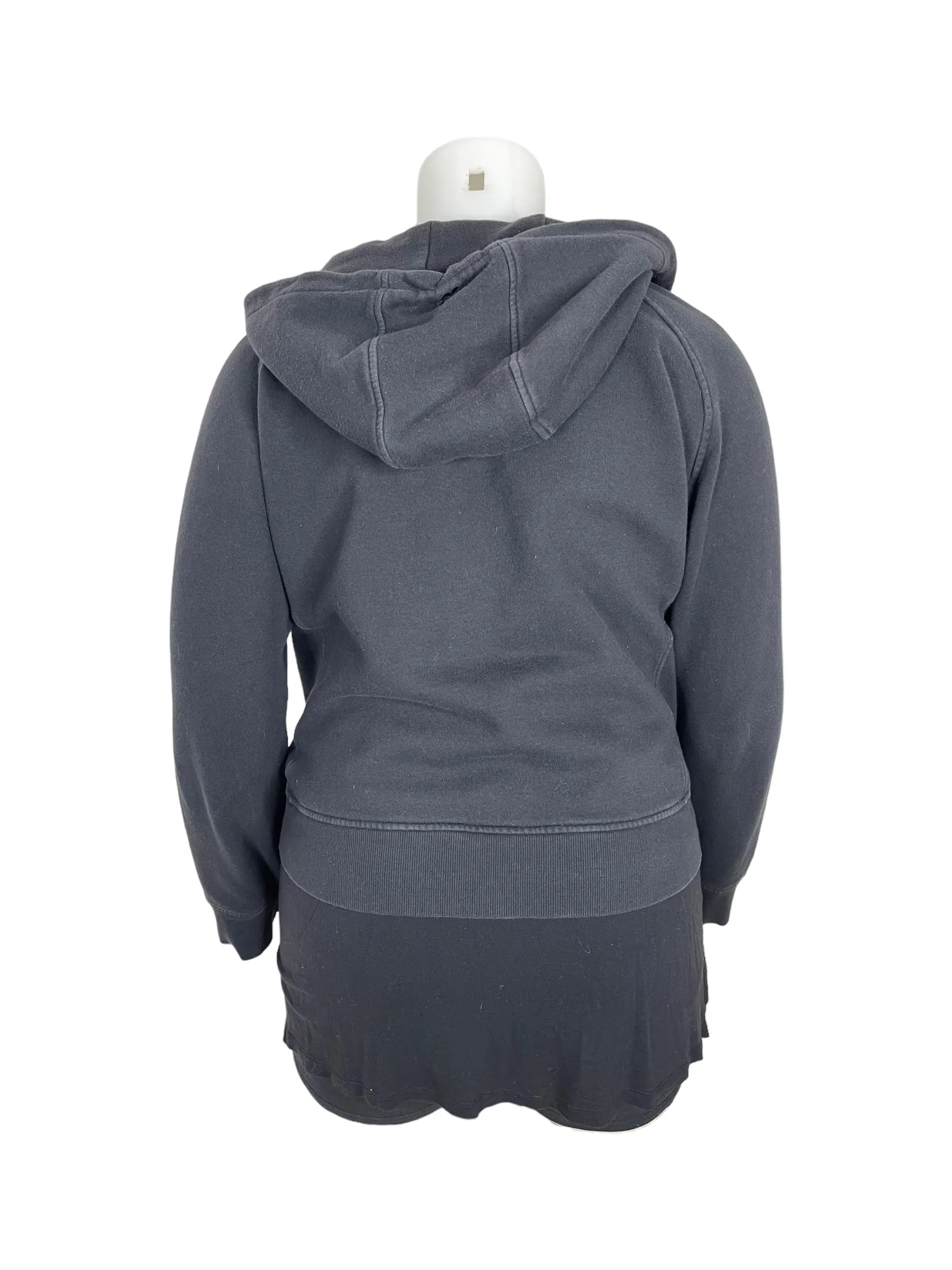 Black Zippered Hoodie
