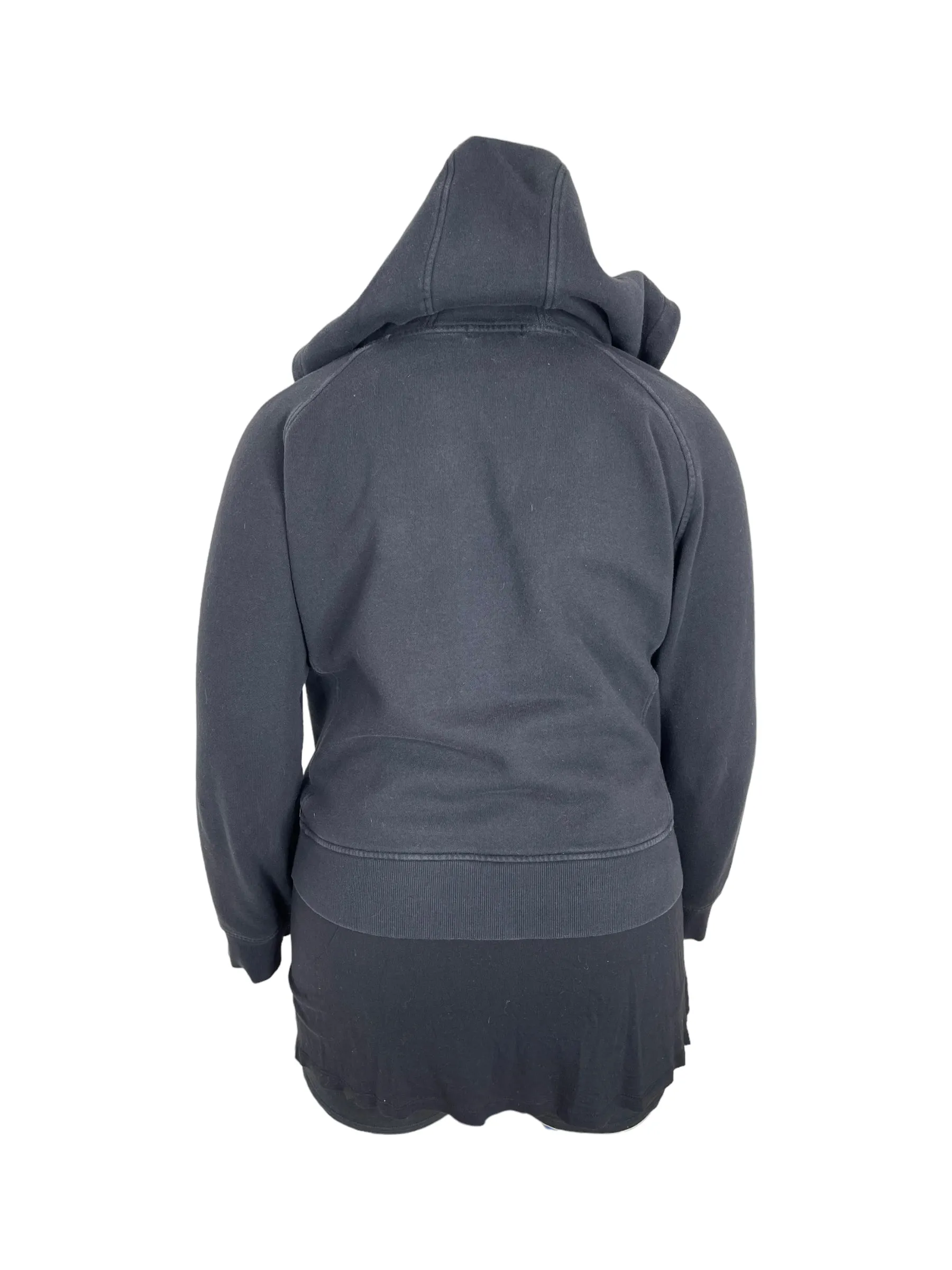 Black Zippered Hoodie