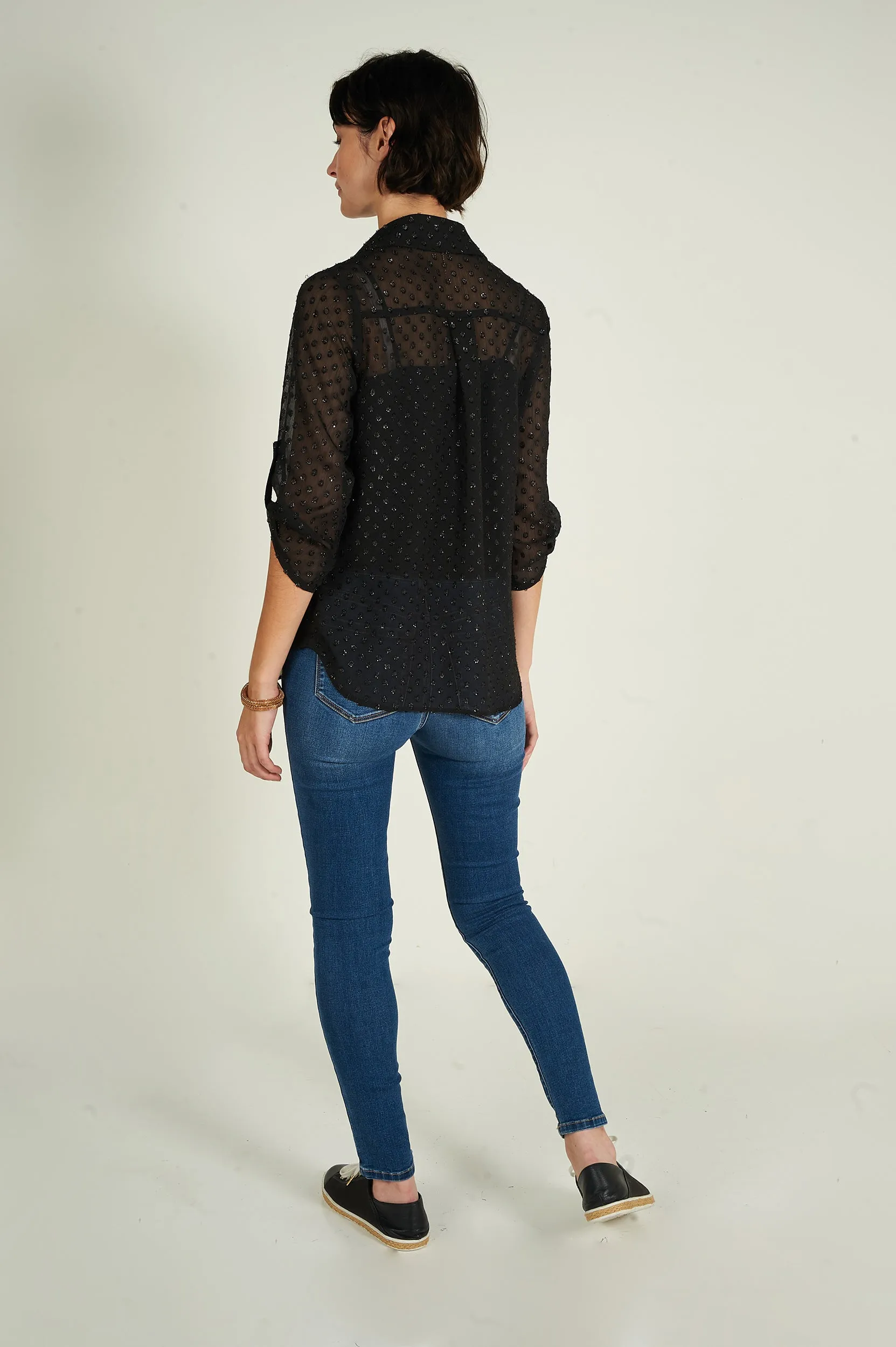 Blouse imprimée en chiffon - PINOT-HOL - (R-B10)