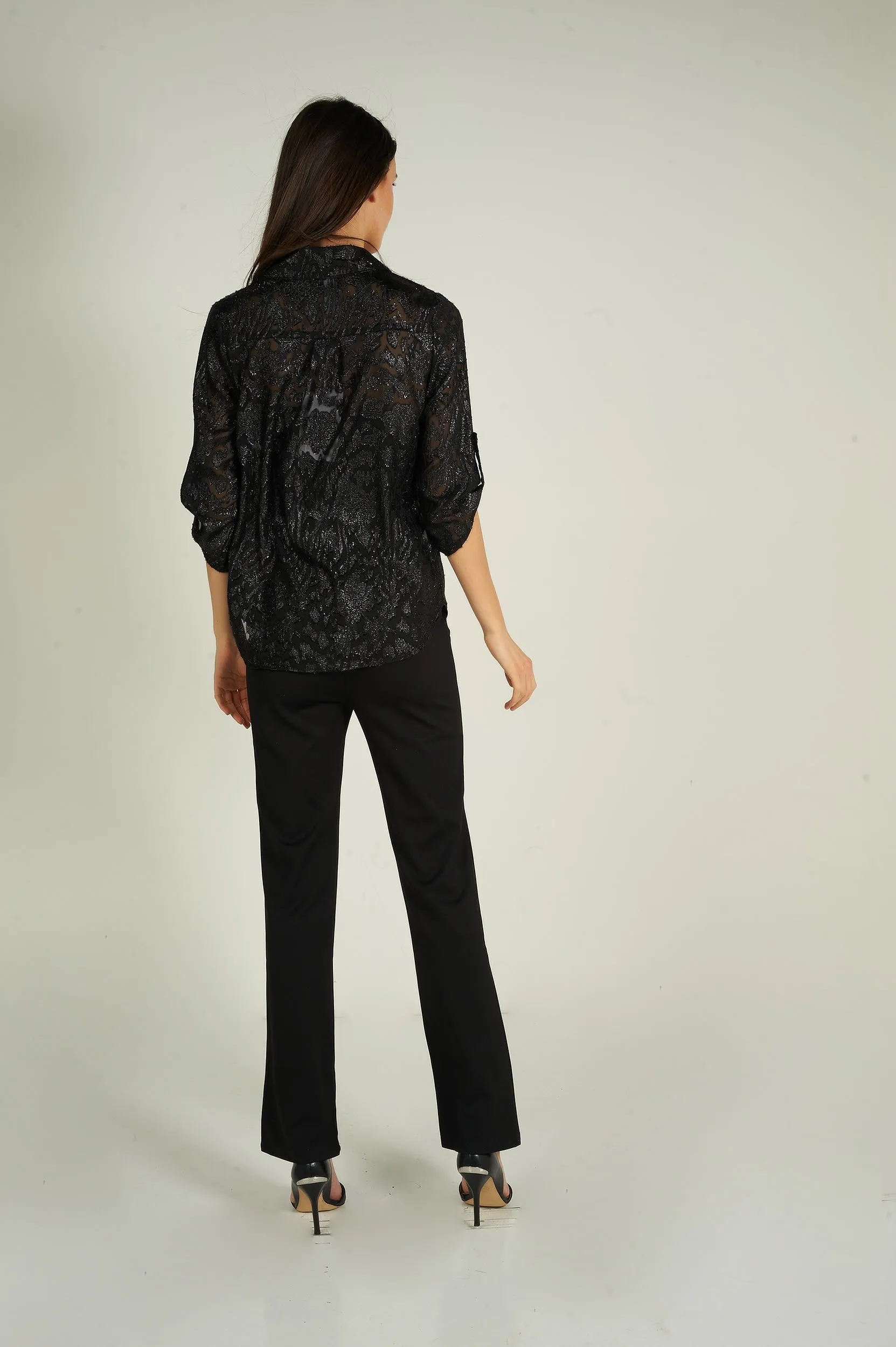 Blouse imprimée en chiffon - PINOT-HOL - (R-B10)