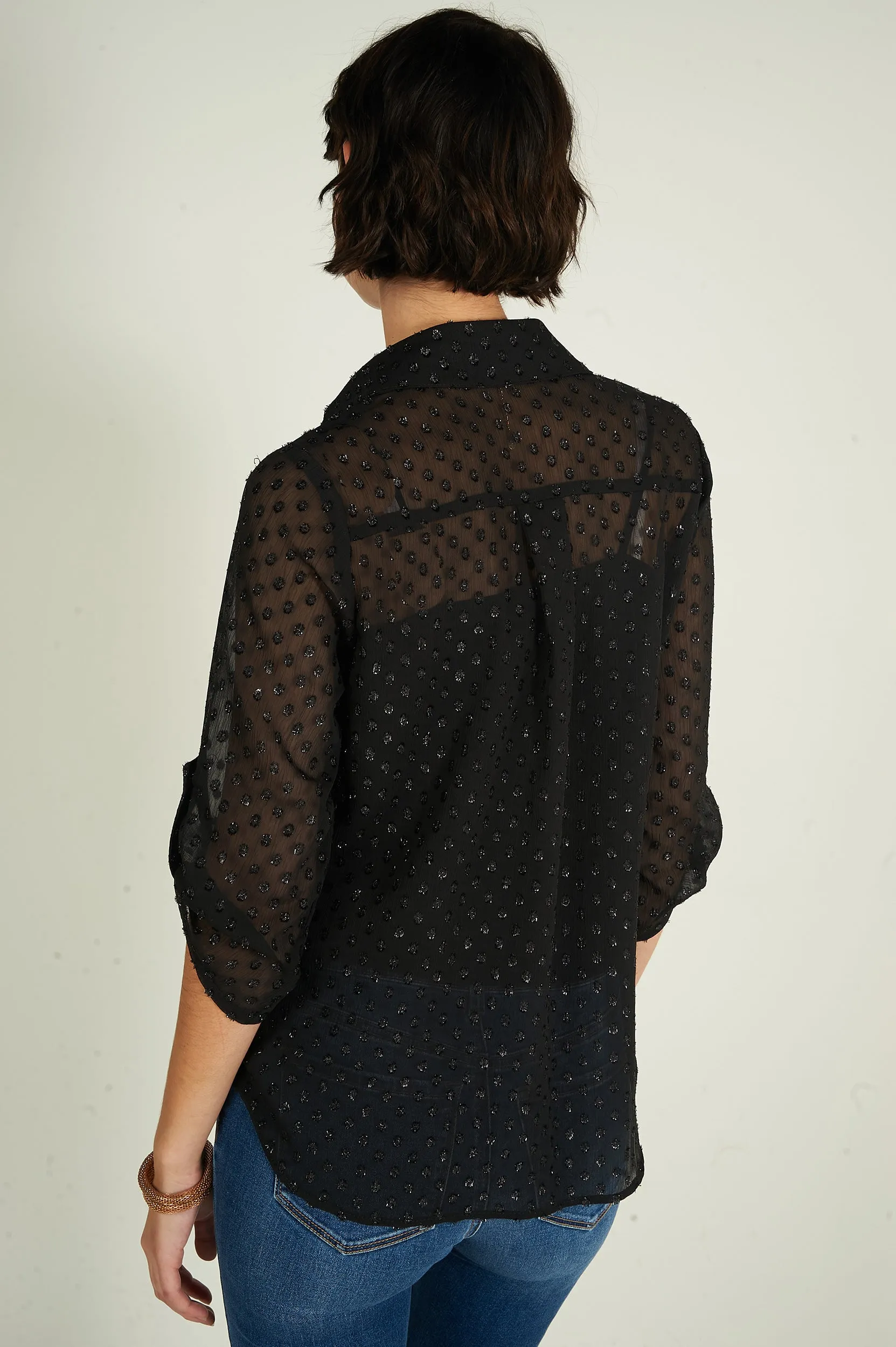 Blouse imprimée en chiffon - PINOT-HOL - (R-B10)