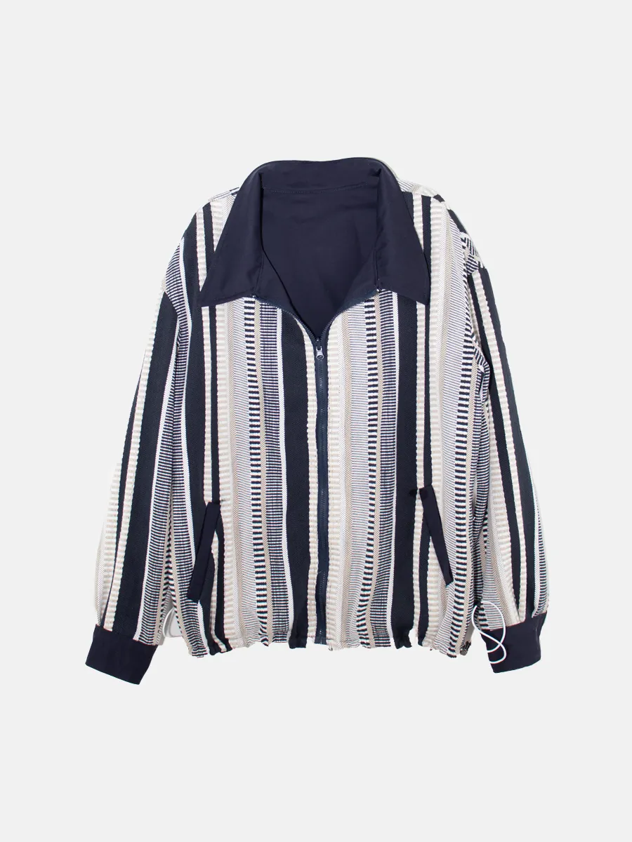 Blouson réversible - Jacquard ligné