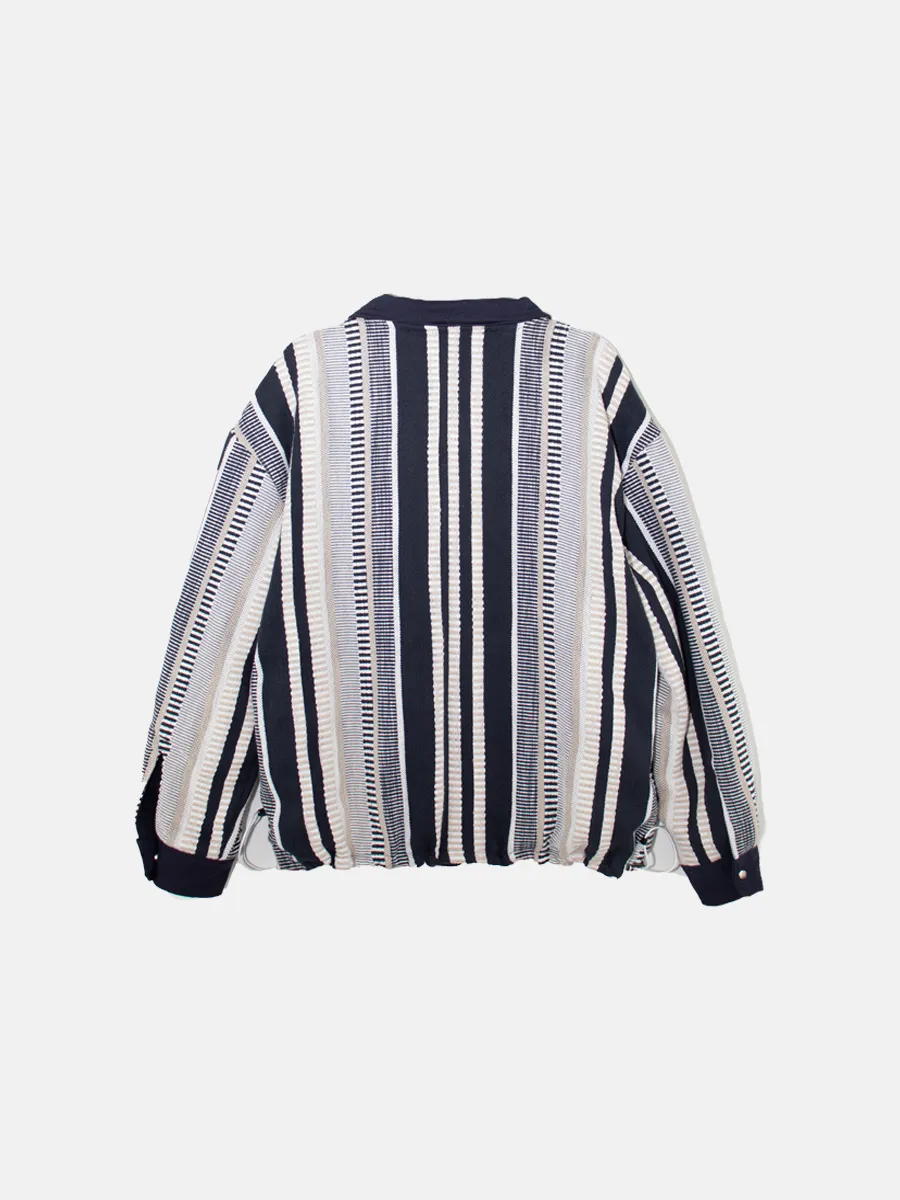 Blouson réversible - Jacquard ligné