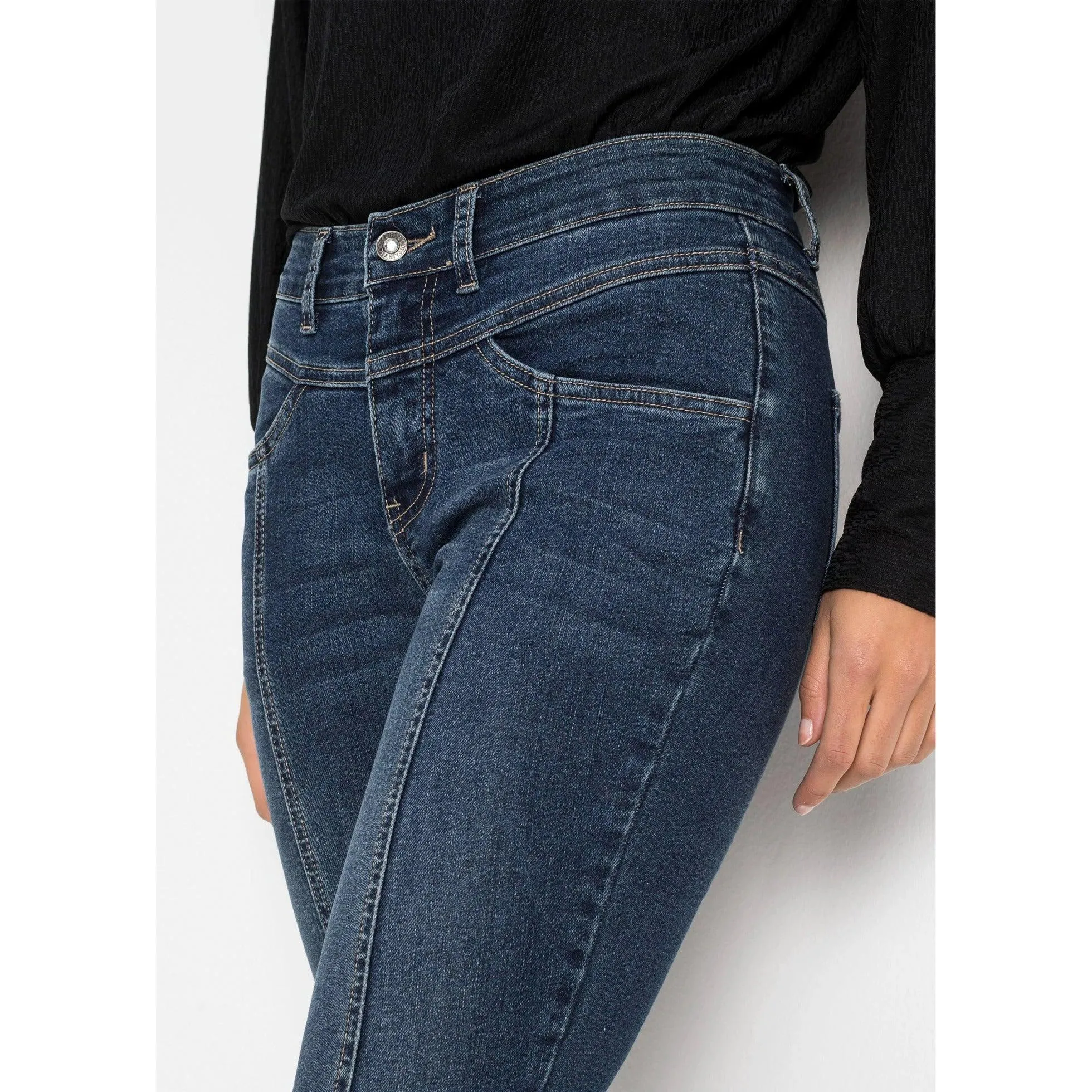 Bodyflirt Blue Stone Stretch Jeans with Slits