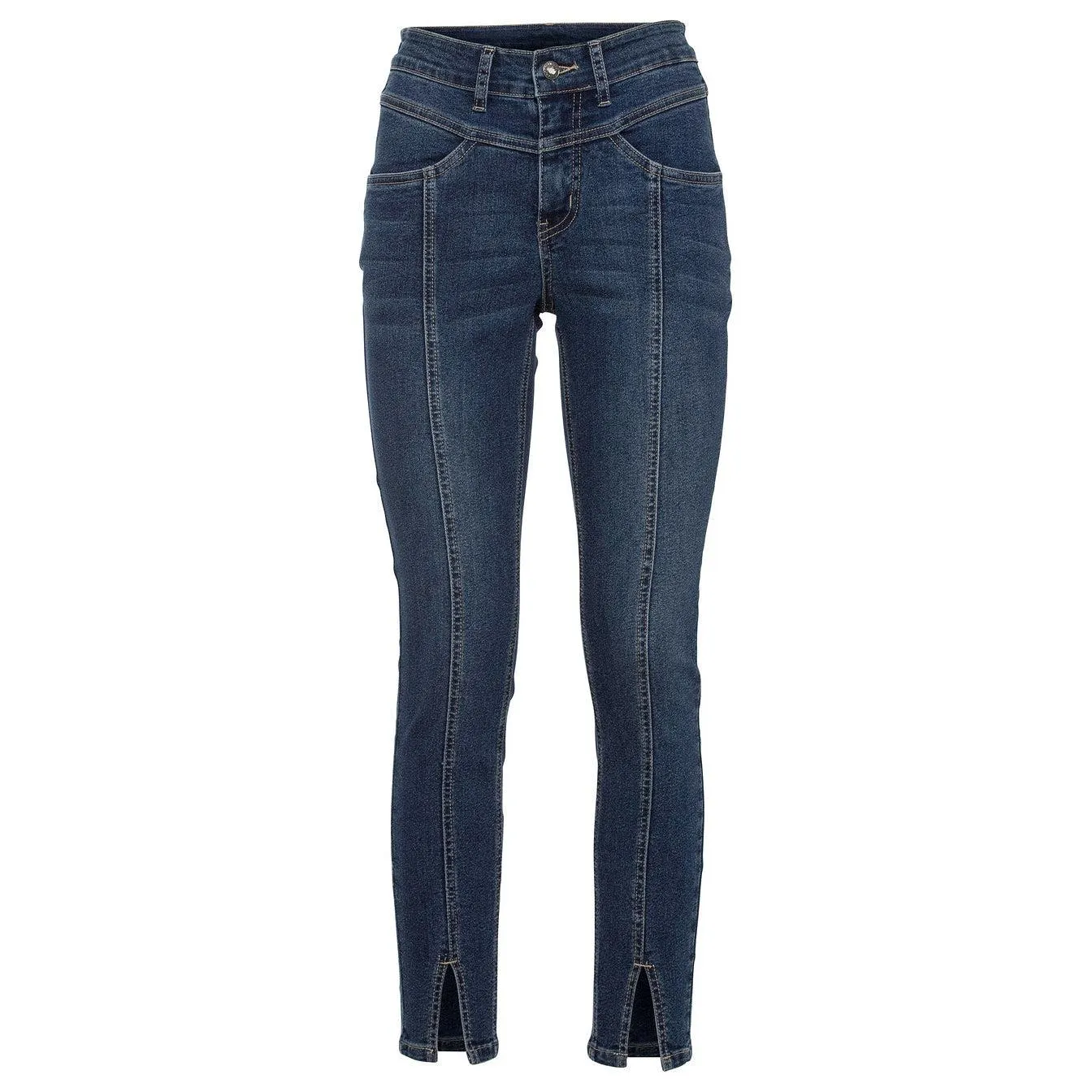 Bodyflirt Blue Stone Stretch Jeans with Slits