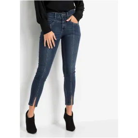 Bodyflirt Blue Stone Stretch Jeans with Slits