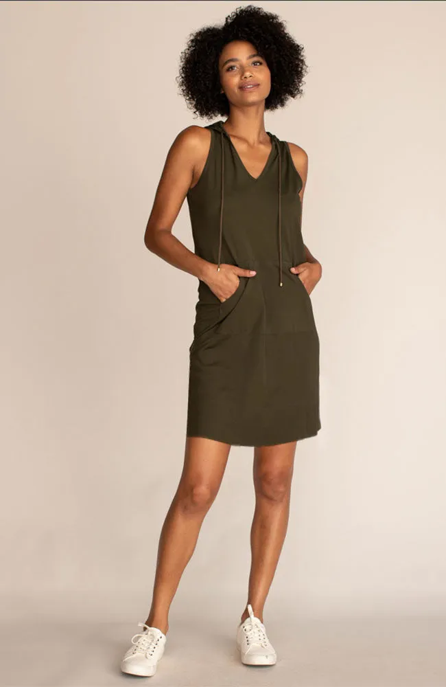 Bon Voyage Dress in Olive