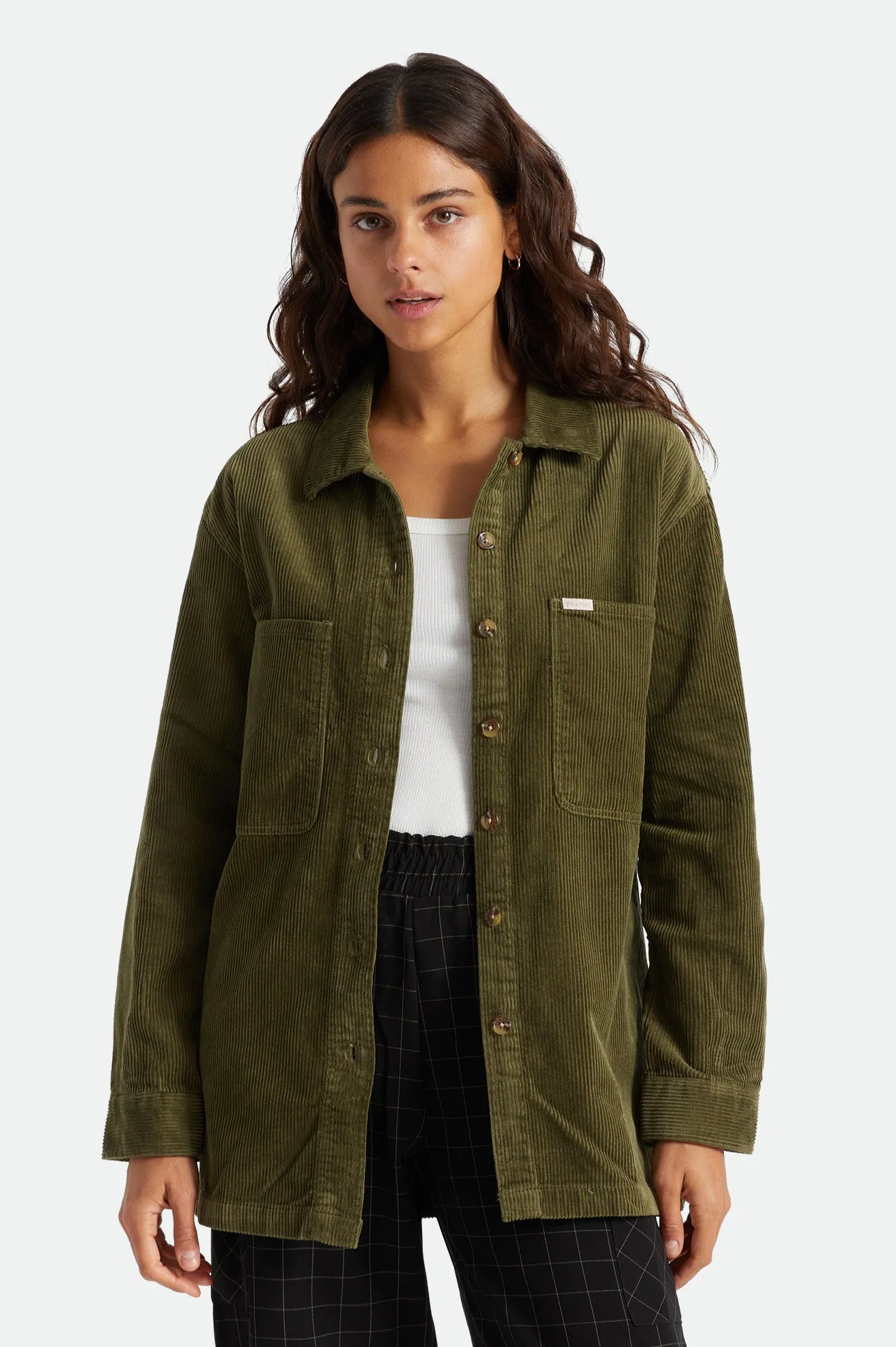 Bowery Tunic Overshirt - Military Olive
