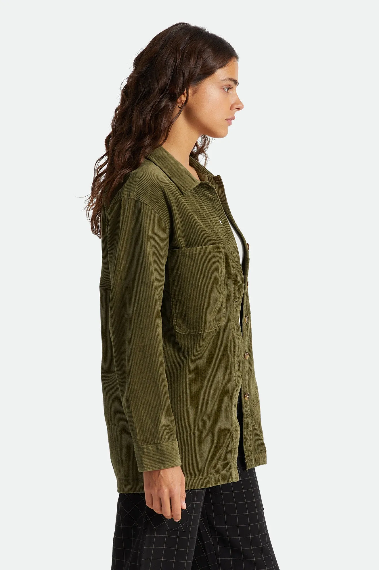 Bowery Tunic Overshirt - Military Olive