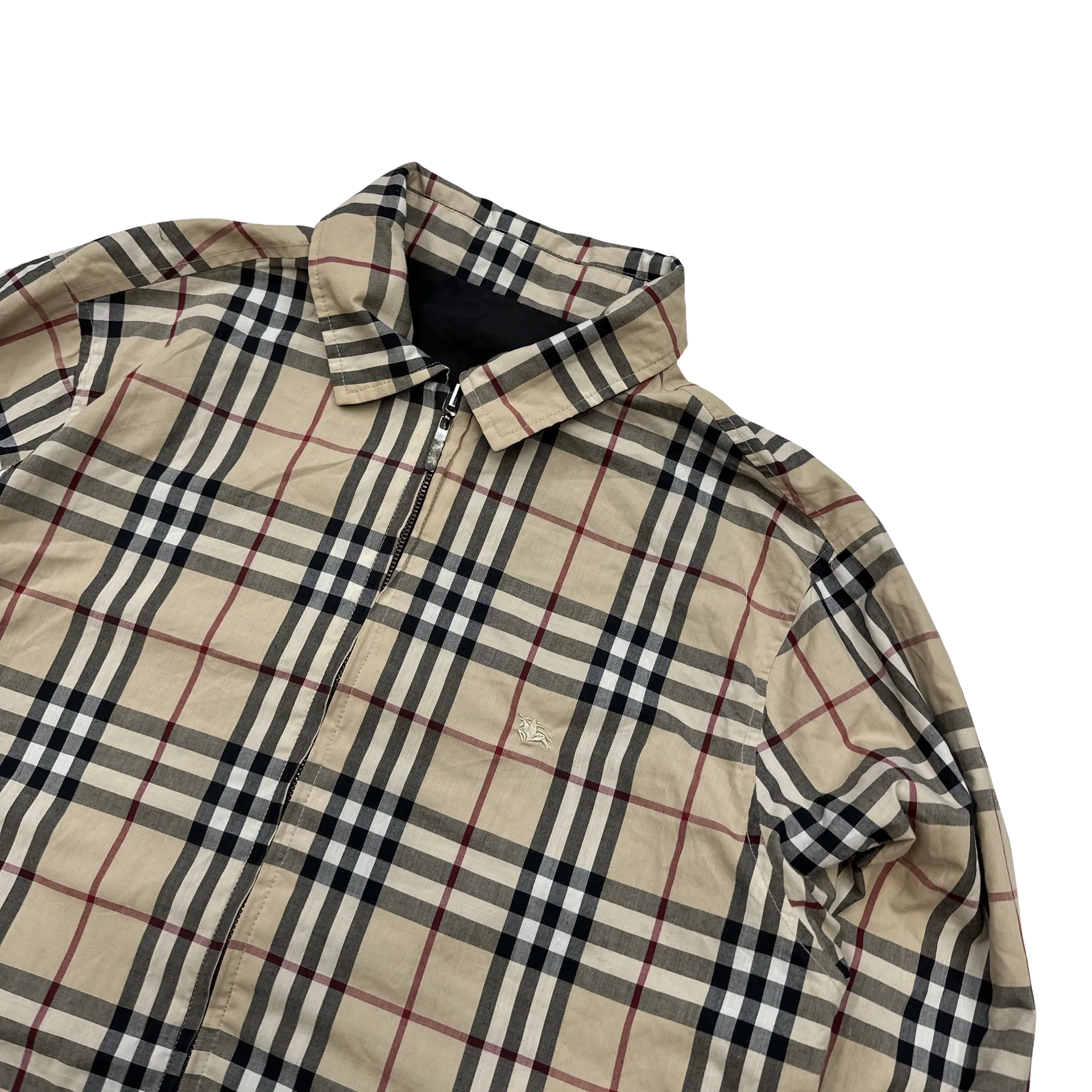 Burberry Nova Check Reversible Harrington Jacket - Large