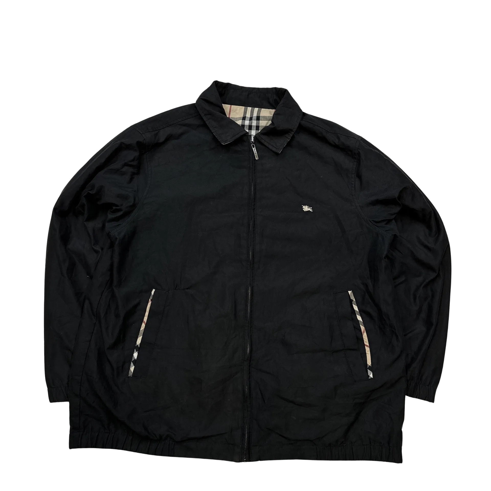 Burberry Nova Check Reversible Harrington Jacket - Large