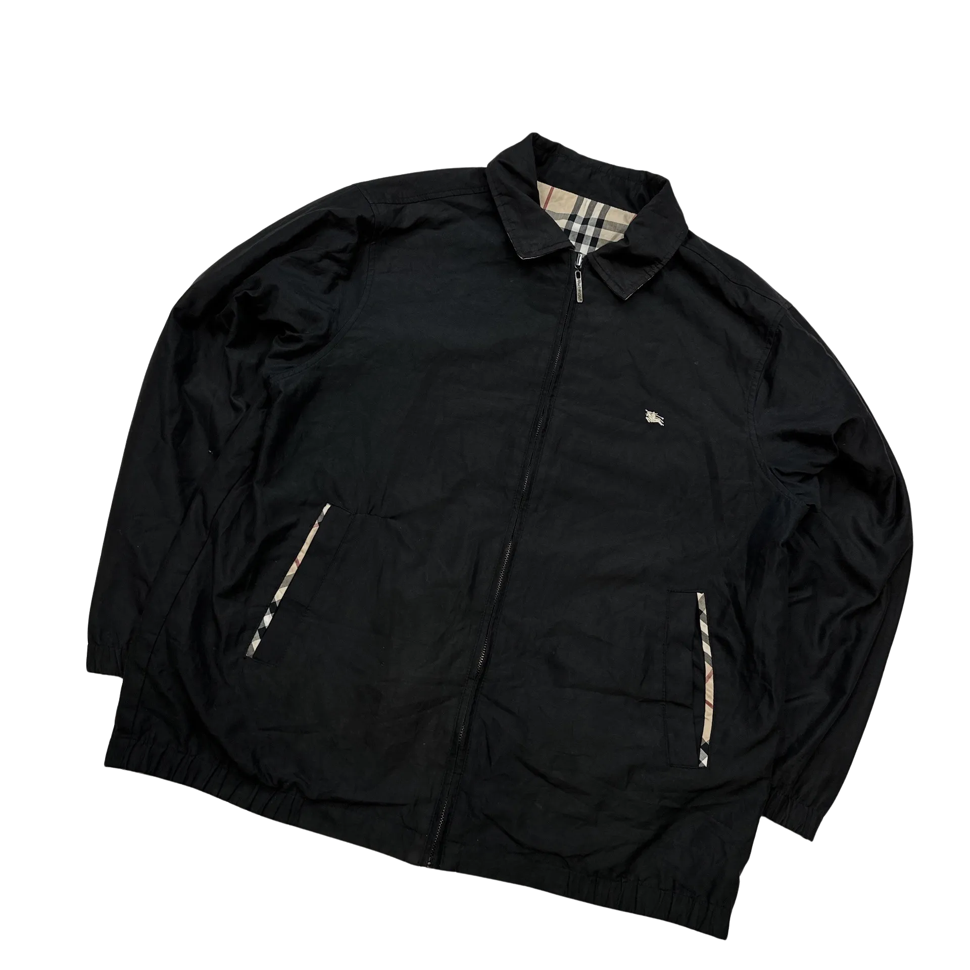 Burberry Nova Check Reversible Harrington Jacket - Large