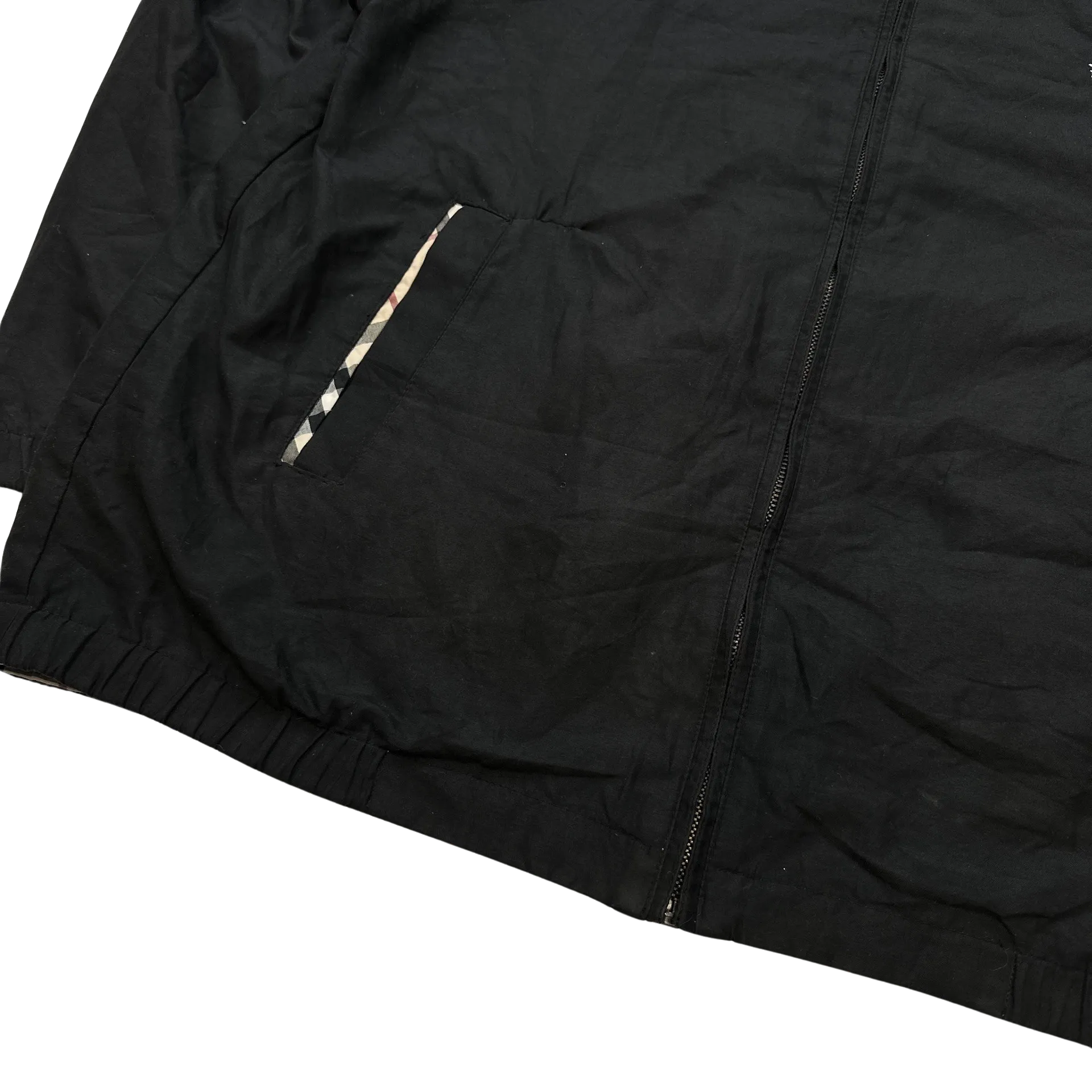 Burberry Nova Check Reversible Harrington Jacket - Large
