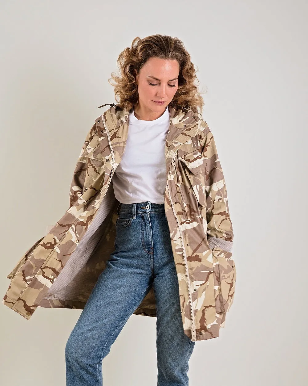 Camo Jacket in Sand