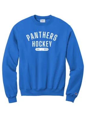 Champion Crewneck Sweatshirt- CAN-RIPANHOCKEY-S6000-LOGO3-ROYAL