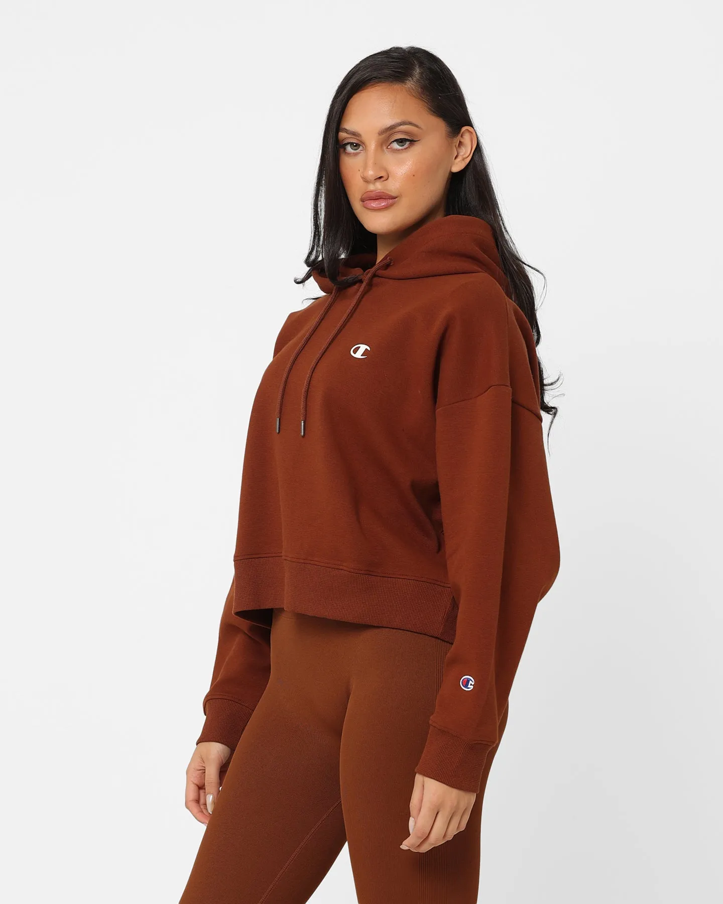 Champion Women's Rochester Base Hoodie Natural Woman