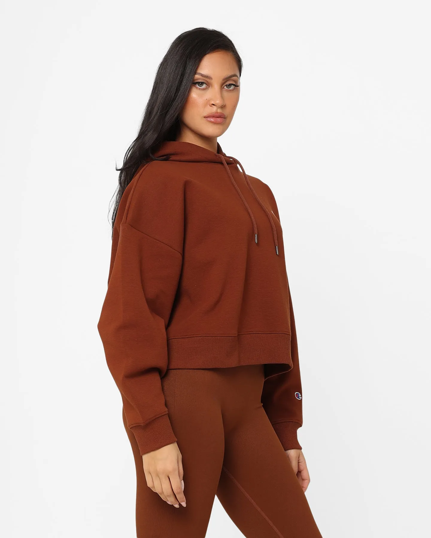 Champion Women's Rochester Base Hoodie Natural Woman