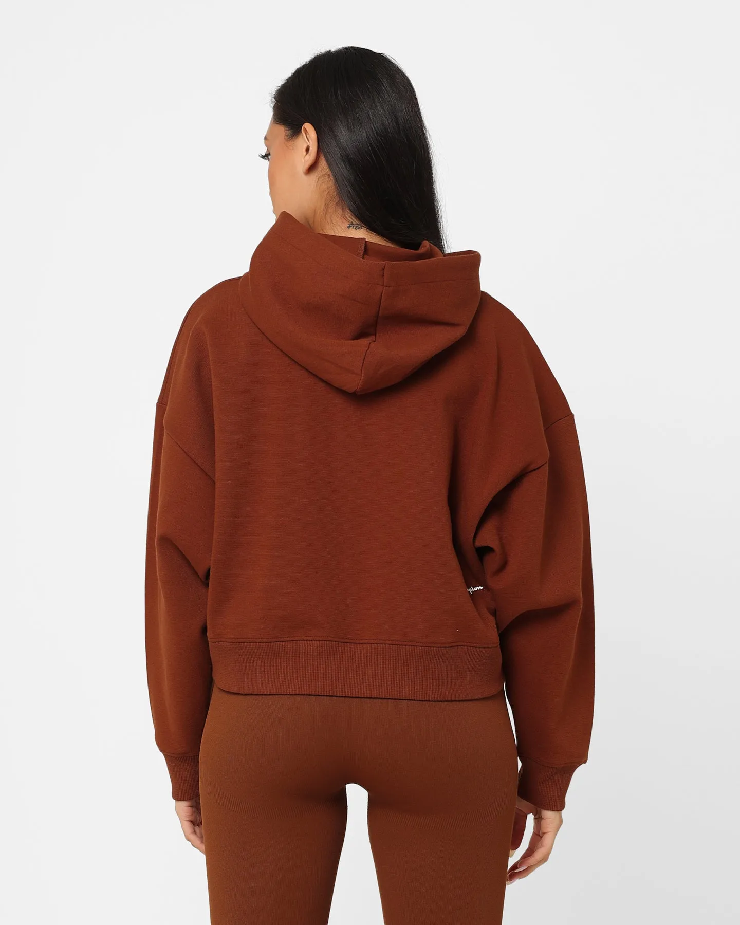Champion Women's Rochester Base Hoodie Natural Woman