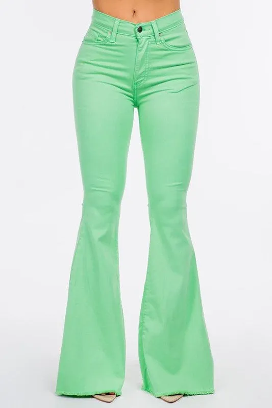ClassicBell Bottom Denim Stretch Jean