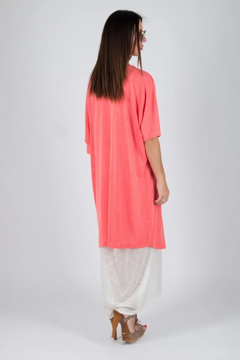 Coral Summer Dress ODILE SALE