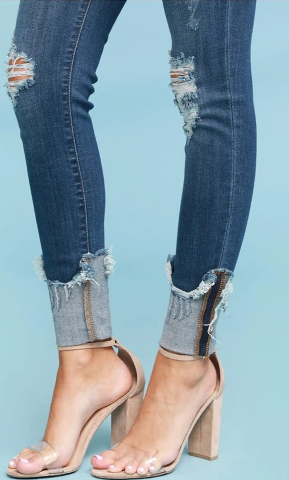 Cuff Me Plus Size Denim Jeans