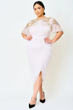 CURVE Denise Dress Off White