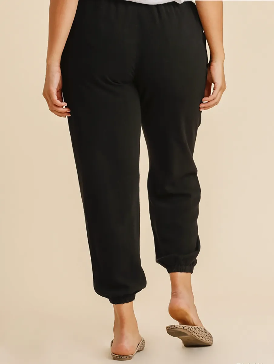Curvy Good For You Linen Joggers