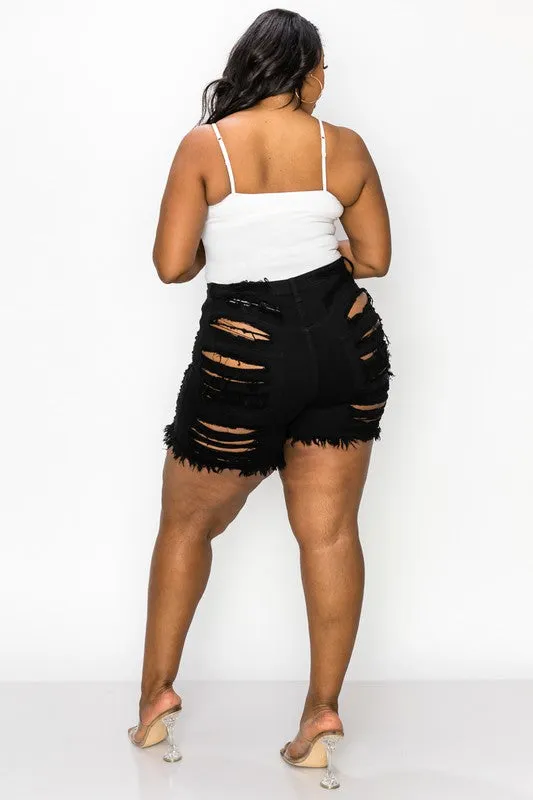 DISTRESSED SHORTS