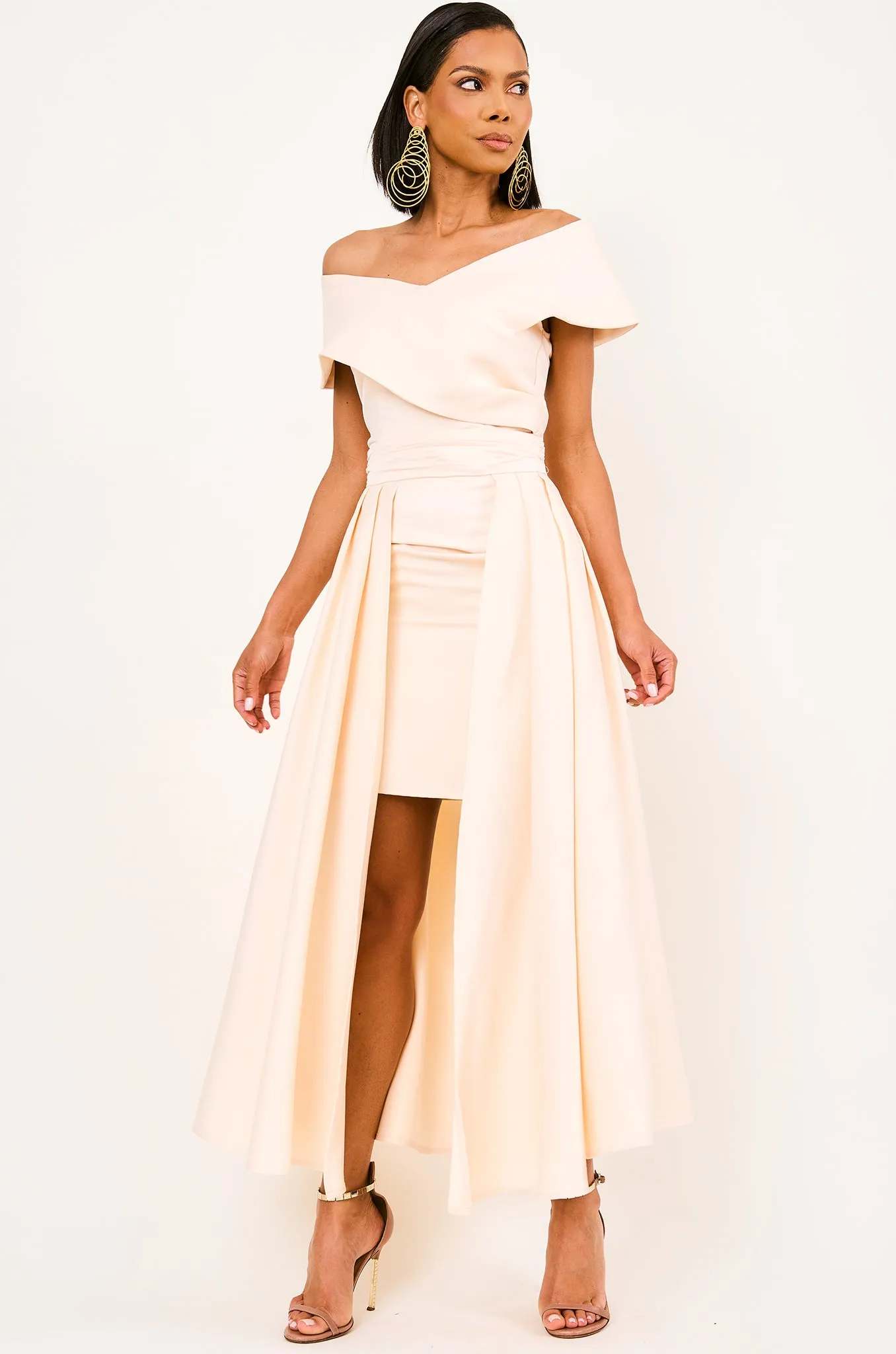 Dorian Skirt Cream Mini